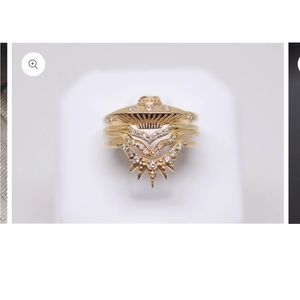 Sofia Zakia tender ufo ring brand new sz 6